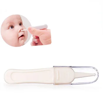 1 adet Yeni Bebek Güvenliği Cımbız Plastik Cımbız Kulak Burun Temiz Burun Kulaklar Kirli Bebek Bakımı Burun Aspiratörü Bebek Bakım Ürünleri