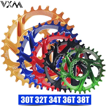 VXM Dağ Bisikleti GXP Aynakol 30 T 32 T 34 T 36 T 38 T Dar Geniş Aynakol Fit GXP XX1 X9 XO X01 Ofset 6mm MTB Bisiklet Aynakol