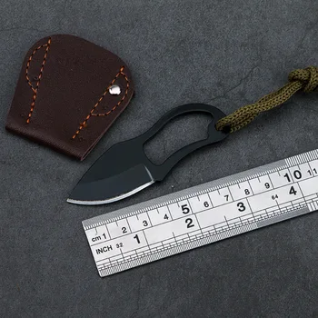 Çok fonksiyonlu Parmak Bıçak Olmayan Katlanır Mini EDC Bıçak Açık cüzdan Bıçak Kart Aracı İle Kılıf