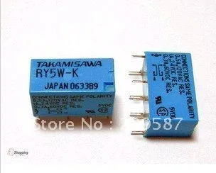2 adet TAKAMISAWA RY5W-K RY12W-K RY24W-K 5/12/24 V DPDT Sinyal Rölesi