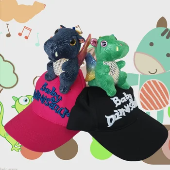 Noel Hayvan kap 3D Gökkuşağı Kanatları Peluş Dinozor Şapka Ayarlanabilir Kadınlar Ve Erkekler beyzbol şapkası Moda Çift Hediye